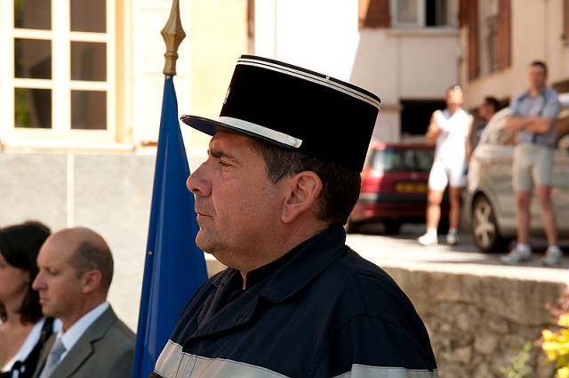 Le lieutenant Pierre Binaud, président l'Union départementale