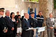 Eric Ciotti rappela que le Conseil général aura investi plus de 55 millions d'euros en cinq ans dans le cadre de la réhabilitation et la construction de casernes.