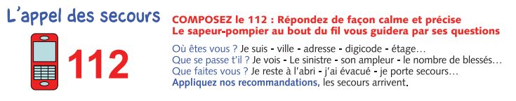 Appeler le 112