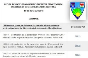 Recueil des actes administratifs