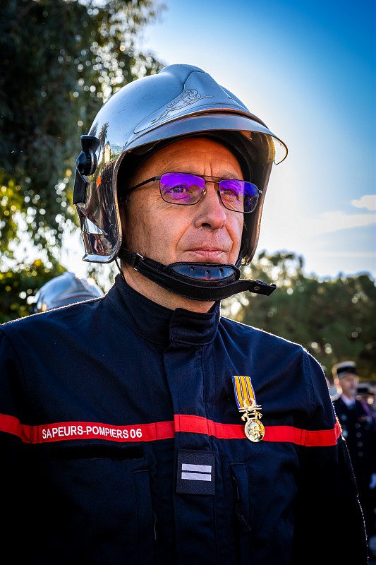 SDIS 06 Retour en images cérémonie de la Sainte Barbe