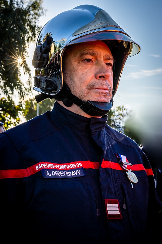 SDIS 06 Retour en images cérémonie de la Sainte Barbe