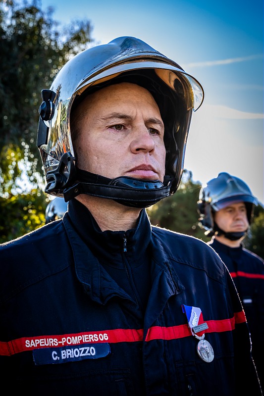 SDIS 06 Retour en images cérémonie de la Sainte Barbe