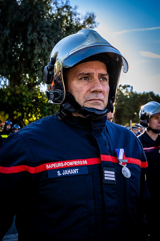 SDIS 06 Retour en images cérémonie de la Sainte Barbe