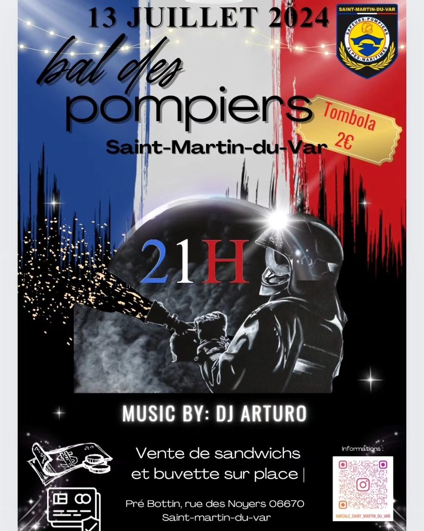 OK Affiche bal Saint Martin du Var 2024